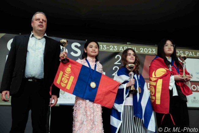 Παγκόσμια πρωταθλήτρια στο σκάκι η 11χρονη Αναστασία Σίσκου
