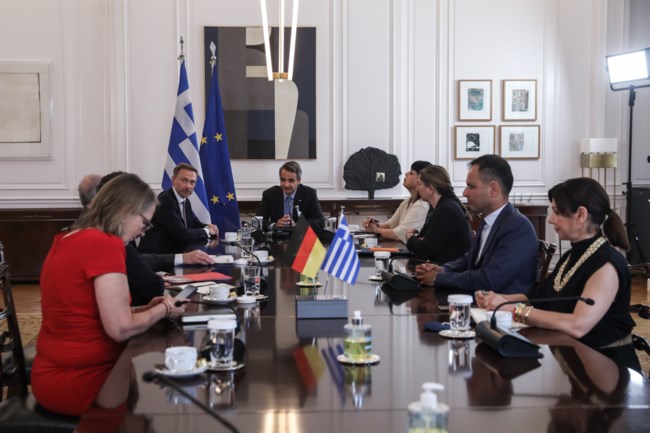 Lindner με Μητσοτάκη