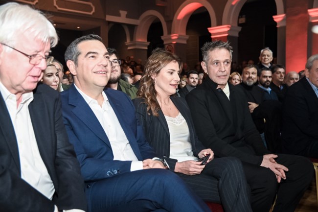 ΑΛΕΞΗΣ ΤΣΙΠΡΑΣ ΠΑΡΟΥΣΙΑΣΗ "ΙΘΑΚΗΣ" ΠΑΤΡΑ