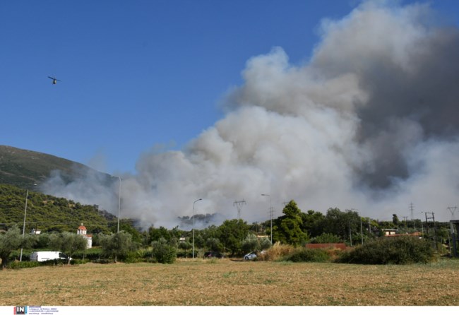 Φωτιά στην Πάτρα