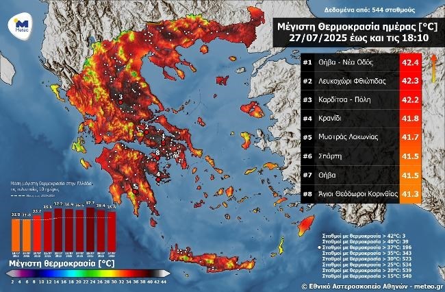 Σαν να μην έφτανε ο καύσωνας: Επέλαση αφρικανικής σκόνης καλυπτει τη δυτική Ελλάδα - Στους 42 ο υδράργυρος [εικόνες]