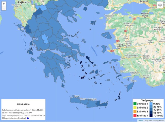 Φάκελος "Εμβολιασμοί": Οι "πρωταθλητές" και οι "ουραγοί" ανά ηλικιακή ομάδα