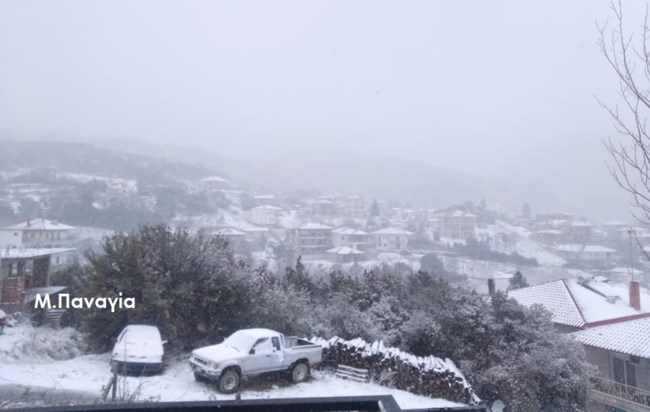 Χαλκιδική χιόνια