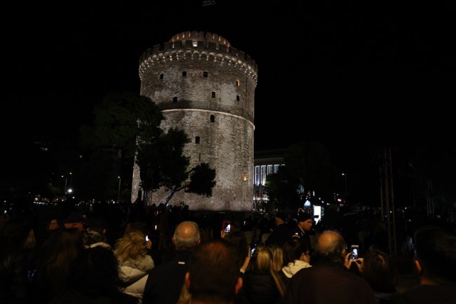 ΛΕΥΚΟΣ ΠΥΡΓΟΣ ΘΕΣΣΑΛΟΝΙΚΗ ΦΩΤΙΣΜΟΣ