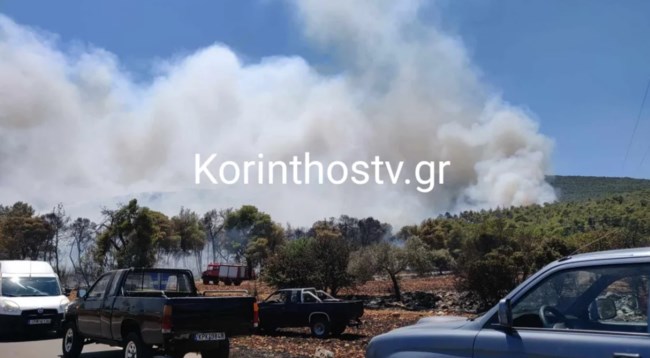 Φωτιά στο Σοφικό Κορινθίας
