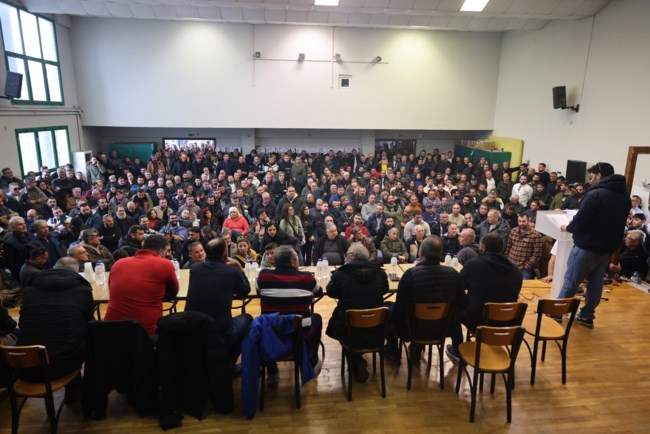 Αγρότες: Ομόφωνη απόφαση για 48ωρο αποκλεισμό δρόμων και παράδρομων στις 8 - 9 Ιανουαρίου