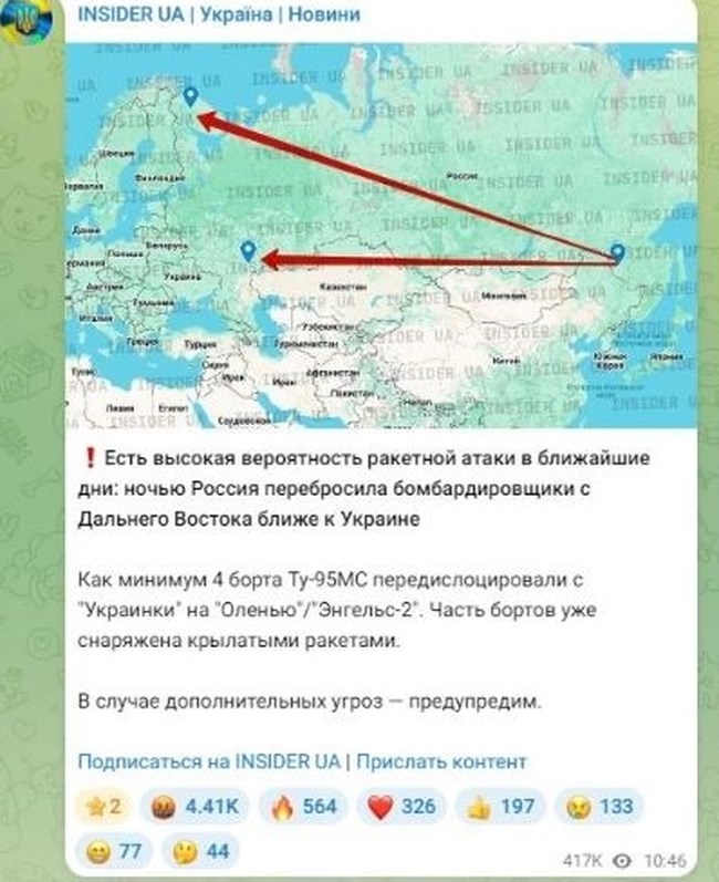 Πούτιν: Aπαντά στα υποβρύχια του Τραμπ με μετακίνηση των πυρηνικών βομβαρδιστικών Τουπόλεφ κοντά στην Ευρώπη