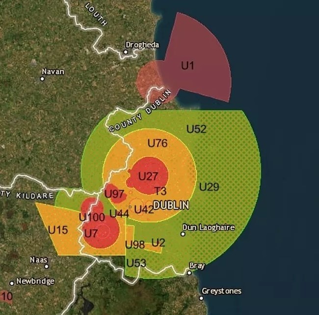 Στρατιωτικά drones πλησίασαν το αεροσκάφος του Ζελένσκι κατά την άφιξή του στην Ιρλανδία