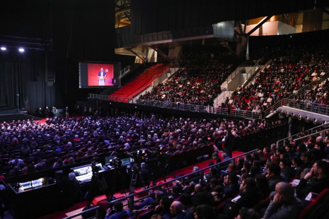 22ο Συνέδριο ΚΚΕ - Κουτσούμπας: "Θα τα καταφέρουμε, γιατί έχουμε ρίζες στον λαό που είναι ποτισμένες με αίμα" [εικόνες]