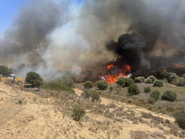 Φωτιά στην Κω