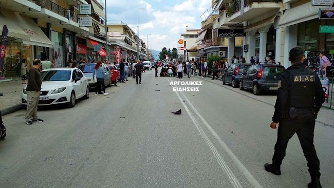 Σοβαρό τροχαίο στο Ναύπλιο: Μηχανή μεγάλου κυβισμού χτύπησε γυναίκα [εικόνες]
