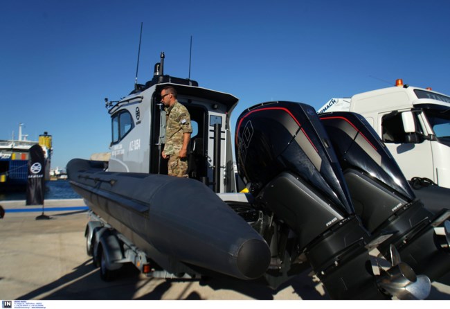 Live: Στην τελετή  καθέλκυσης και ένταξης περιπολικού σκάφους του Λ.Σ. ο Μητσοτάκης