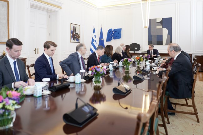 Μητσοτάκης με αντιπροσωπεία του Κογκρέσου των ΗΠΑ: Οι σχέσεις μας βρίσκονται στο υψηλότερο επίπεδο όλων των εποχών