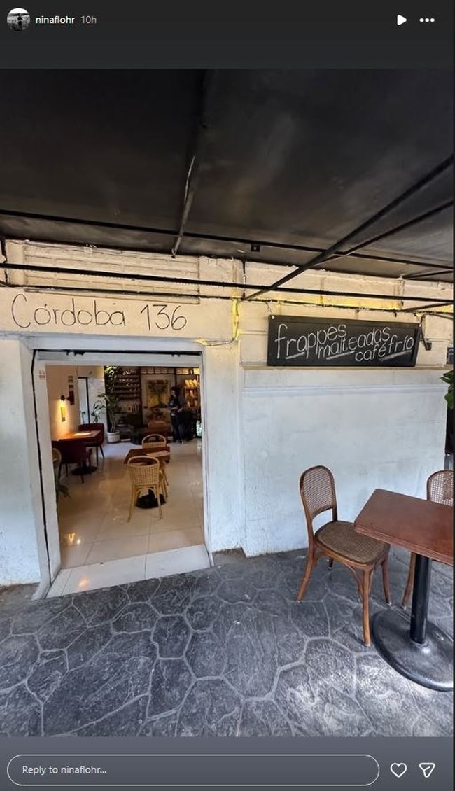 Η Νίνα Φλορ και ο Φίλιππος Ντε Γκρες σε στέκι για... φραπέ