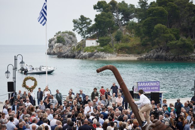 Μητσοτάκης: Να κλείσουμε τη χαραμάδα για διακυβέρνηση που θα έφερνε μαζί Τσίπρα, Ανδρουλάκη, Βαρουφάκη της "Δήμητρας"