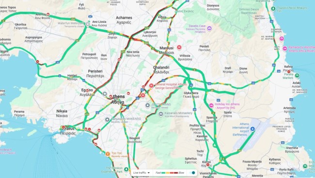 Τεράστιο μποτιλιάρισμα σε όλη την Αθήνα: Μεγάλες καθυστερήσεις, έληξε η στάση εργασίας σε μετρό, ΗΣΑΠ και τραμ