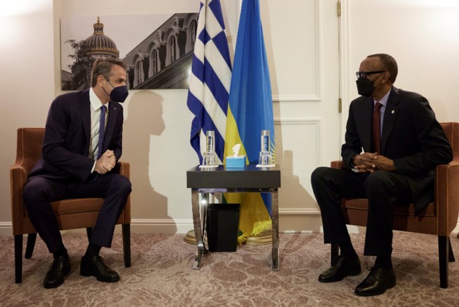 Ο Μητσοτάκης με τον Πρόεδρο της Ρουάντα: Στρατηγική επιλογή η ενίσχυση της ελληνικής παρουσίας στην Αφρική
