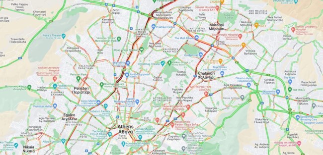 Κίνηση στους δρόμους: Χαμός από μποτιλιαρίσματα στις κεντρικές λεωφόρους- Στο "κόκκινο" Κηφισός, Κηφισίας, Κατεχάκη