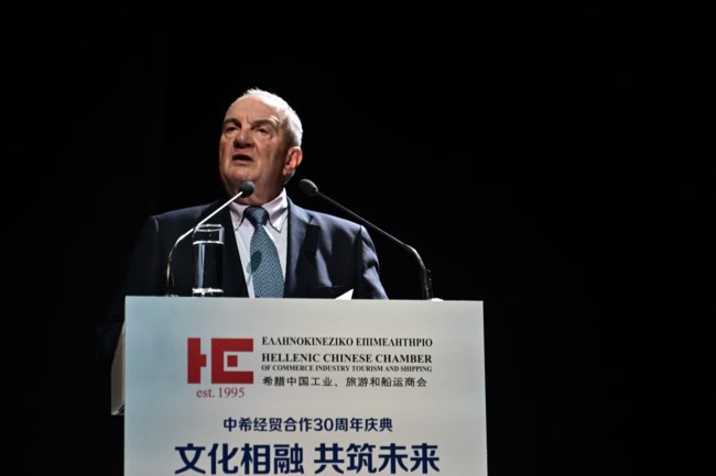 Καραμανλής στο Ελληνοκινεζικό Επιμελητήριο: "Οι σχέσεις Ελλάδας - Κίνας παράγουν αμοιβαία οφέλη"