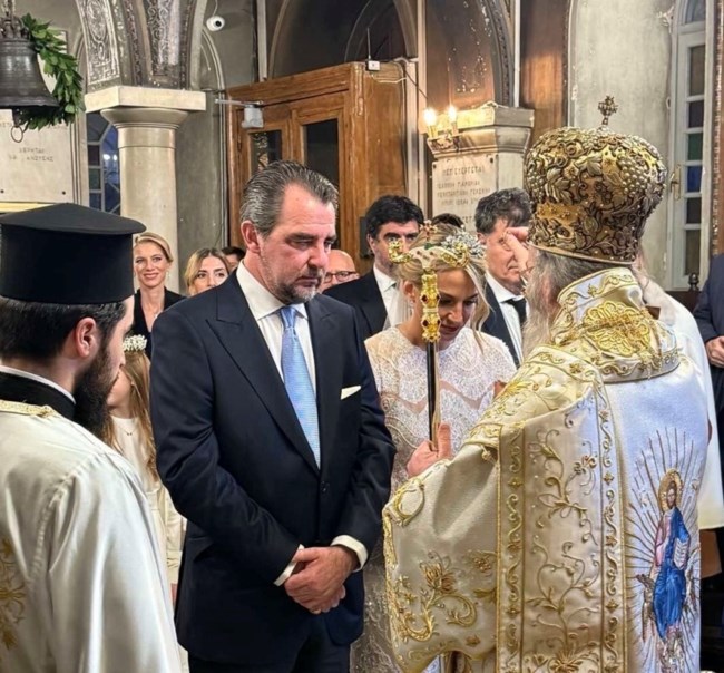 Νικόλαος Ντε Γκρες Χρυσή Βαρδινογιάννη γάμος