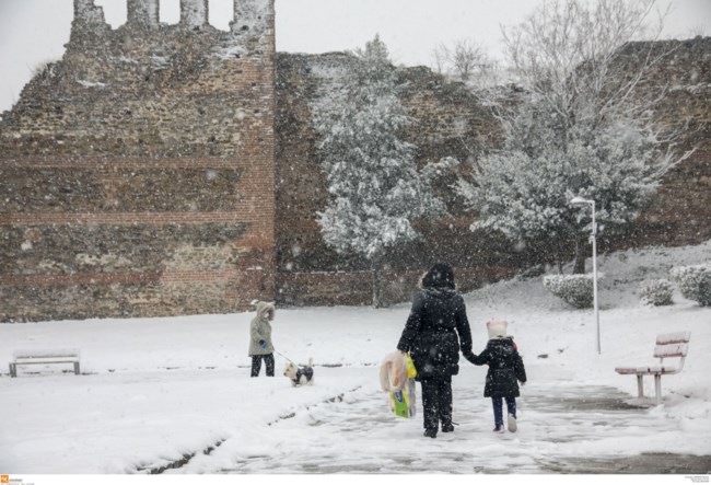 Θεσσαλονίκη χιόνια