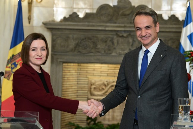 Κυριάκος Μητσοτάκης: Στρατηγική προτεραιότητα για την Ελλάδα η ένταξη της Μολδαβίας στην ΕΕ