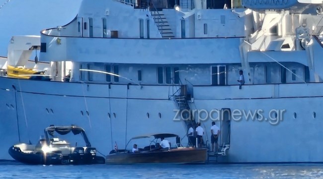 Στα Χανιά η θαλαμηγός του Ωνάση: Το εμβληματικό σκάφος "Christina O"