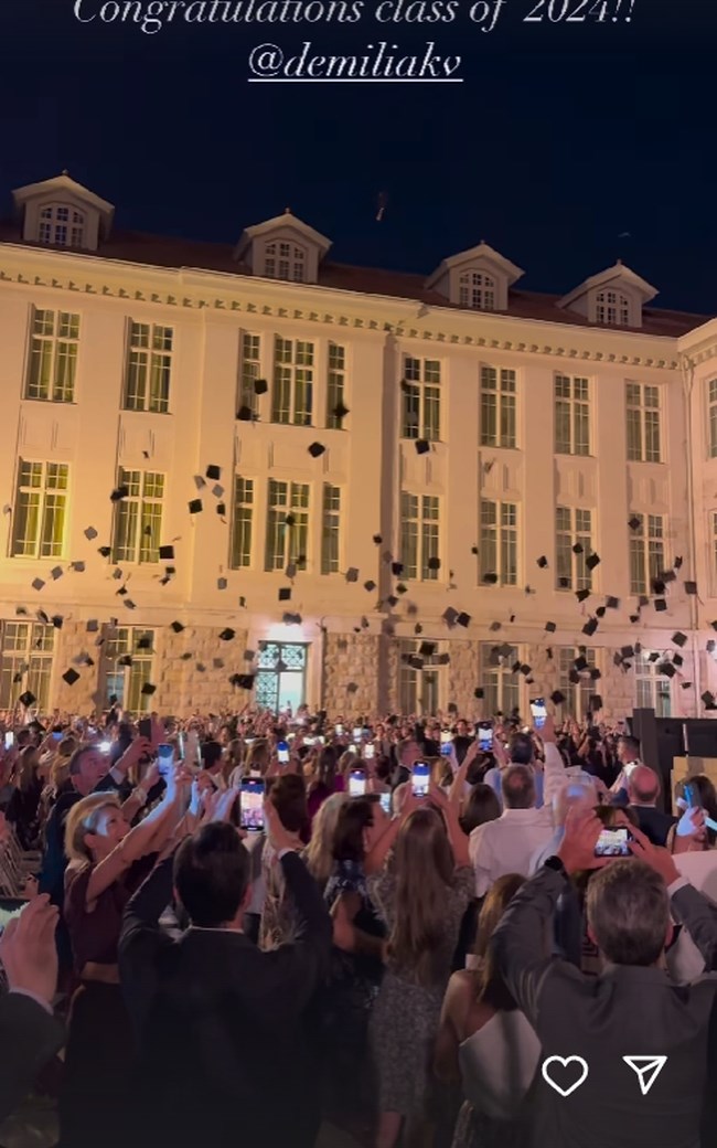 Ντεμήλια Καμπουρίδη: Η εντυπωσιακή κόρη της Μαρίνας Βερνίκου αποφοίτησε από το Κολέγιο Αθηνών