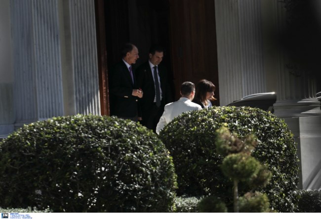 Η Σακελλαροπούλου στο Προεδρικό Μέγαρο- Επισκέφθηκε τον Προκόπη Παυλόπουλο [φωτό]