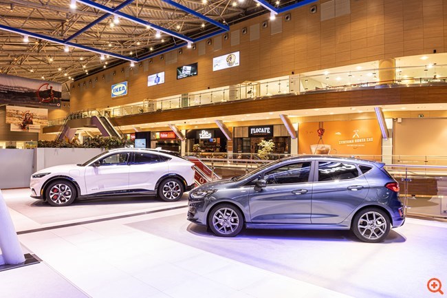 To νέο Fiesta πρωταγωνιστεί στην έκθεση της Ford στο "The Mall Athens"