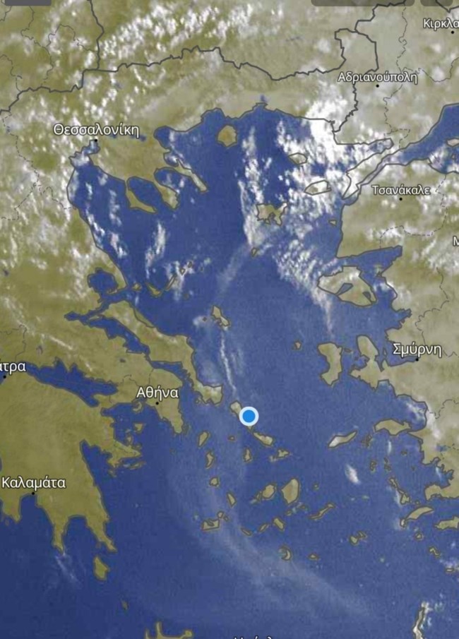 Ο καπνός από τη φωτιά στα Δαρδανέλια "πνίγει" σχεδόν όλο το Αιγαίο - Οι αναρτήσεις Κολυδά - Λαγουβάρδου
