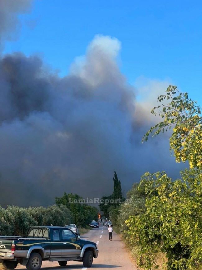 Φθιώτιδα: Χωρίς μέτωπο η πυρκαγιά στο Αχλάδι - Στάλθηκε μήνυμα από το 112, επιχείρησαν αεροσκάφη και ένα ελικόπτερο [βίντεο]