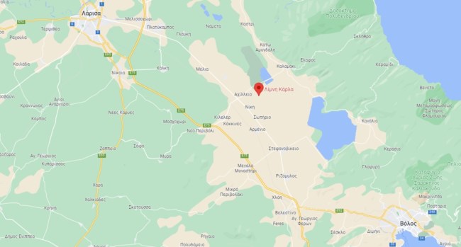 Θεσσαλία: Ανεβαίνει επικίνδυνα η στάθμη στη λίμνη Κάρλα – Διακοπή κυκλοφορίας