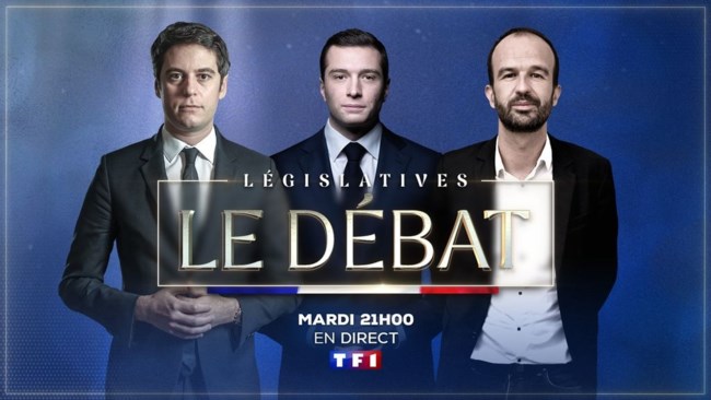 Γαλλία: Σκληρές κόντρες στο πρώτο debate ανάμεσα στον πρωθυπουργό Αττάλ και τον Μπαρντελά του Εθνικού Συναγερμού της Λεπέν
