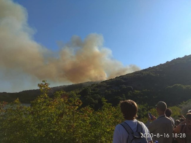 Πυρκαγιά στην Κέρκυρα: Κάηκαν πάνω από 200 στρέμματα στον Ερημίτη