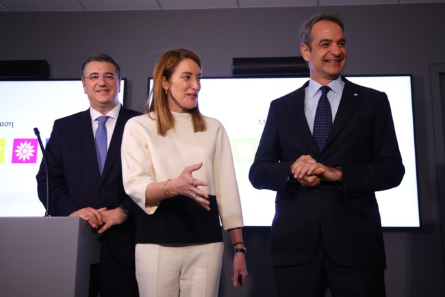 Μητσοτάκης και Μέτσολα στα εγκαίνια του Europa Experience: "Είμαστε ισχυρότεροι όταν είμαστε ενωμένοι"