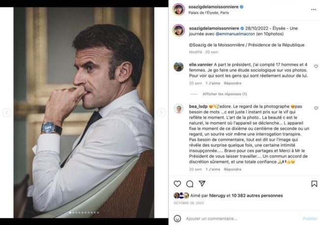 Εμανουέλ Μακρόν ρολόι
