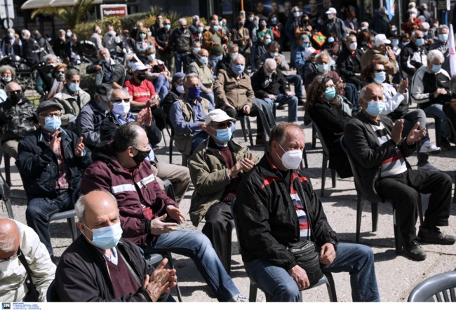 Διαμαρτυρία Συνταξιούχοι 3