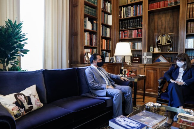 Το απίστευτο μαξιλαράκι της Προέδρου της Δημοκρατίας- Μαζί με την αγαπημένη της γάτα