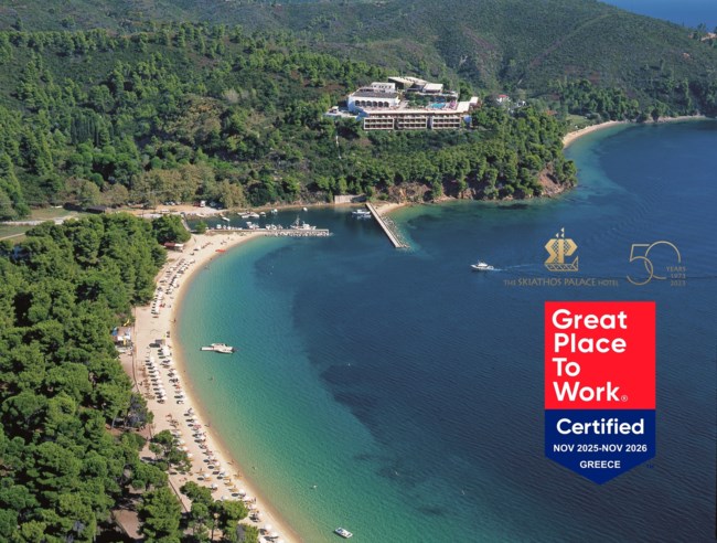 Skiathos Palace Hotel & Alkyon Hotel: Πιστοποιημένα για δεύτερη συνεχόμενη χρονιά ως Great Place to Work®