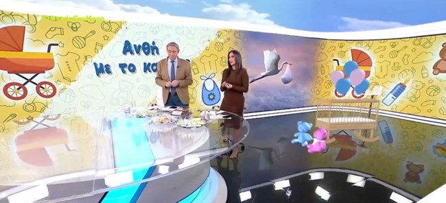 Η Ανθή Βούλγαρη ανακοίνωσε ότι είναι έγκυος στον αέρα του Mega: Τι είπε για το φύλο του μωρού
