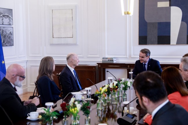 Συνάντηση Μητσοτάκη με τον Αμερικανό γερουσιαστή, Ρικ Σκοτ - Στο επίκεντρο οι ελληνοαμερικανικές σχέσεις