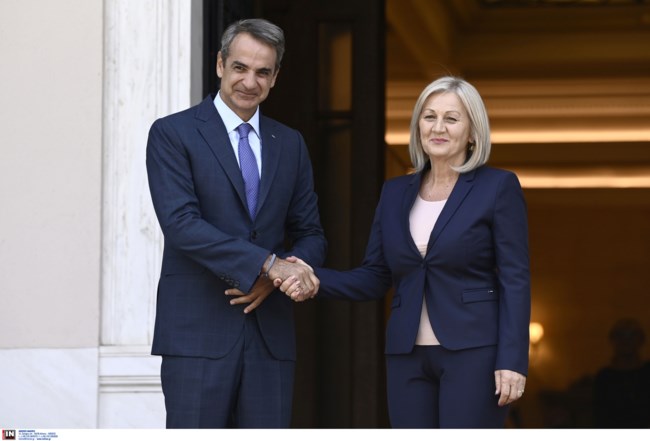 Συνάντηση Μητσοτάκη με την πρωθυπουργό της Βοσνίας στο Μαξίμου - To πρόγραμμα των επαφών στη σύνοδο της Αθήνας