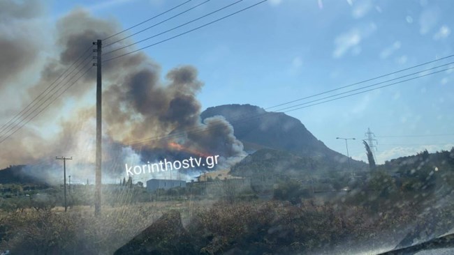 Πυρκαγια ΚόρινθοςΦανάρια