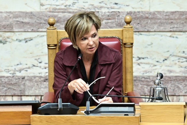 Εξαλλη για... άλλη μια φορά η Κωνσταντοπούλου: "Δεκανίκι της ΝΔ η Γεροβασίλη - Θαυμαστής του Γκέμπελς ο Γεωργιάδης"