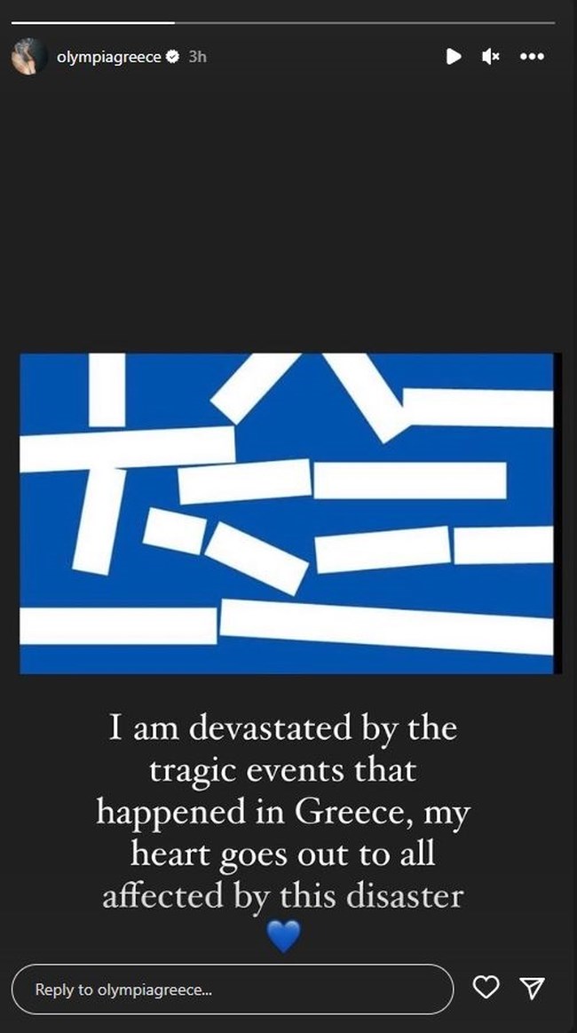 Μαρία Ολυμπία: "Κράξιμο" για την ανάρτηση που έκανε λίγες ώρες μετά την τραγωδία στα Τέμπη - "Έχεις καταλάβει τι έγινε;"