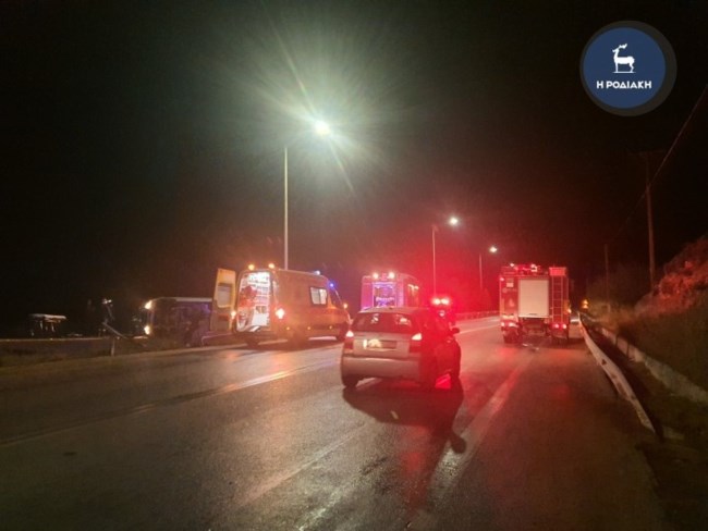 Τραγωδία στη Ρόδο: Τροχαίο με έναν 58χρονο νεκρό στην επαρχιακή οδό Τσαΐρι - Αεροδρόμιο [Εικόνες]