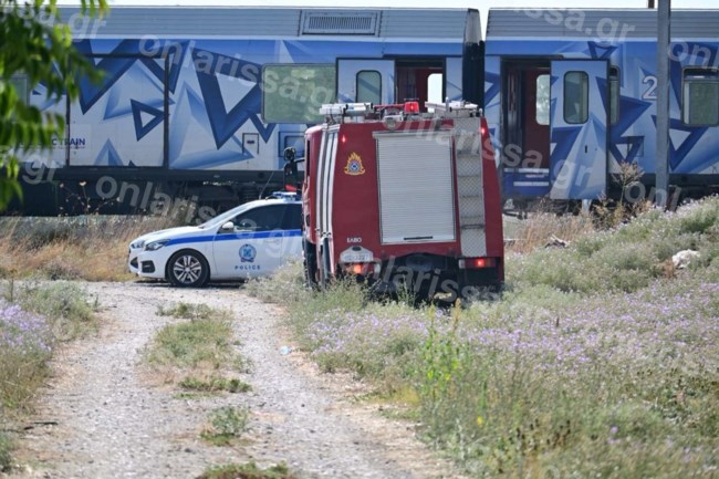 Λάρισα: Νεκρός ο άνδρας που παρασύρθηκε από τρένο της Hellenic Train με προορισμό τη Θεσσαλονίκη