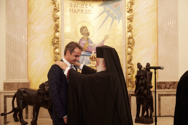 Επίσκεψη Μητσοτάκη στο Πατριαρχείο Αλεξανδρείας: Η αναφορά του πρωθυπουργού στην Κρήτη και η απάντηση του Πατριάρχη [Εικόνες]