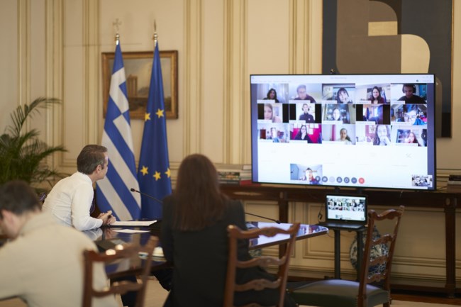 Μητσοτάκης Τηλεκπαίδευση